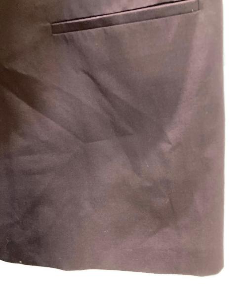 MIESROHE（ミースロエ）MIESROHE (ミースロエ) ノーカラージャケット ブラウン サイズ:SIZE 1の古着・服飾アイテム