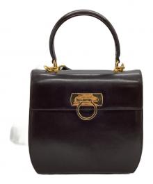 Salvatore Ferragamo（サルヴァトーレ フェラガモ）の古着「2WAYハンドバッグ」｜ブラウン