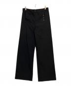 U'S NAVYアメリカ海軍）の古着「ウールセーラーパンツ」｜ブラック