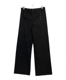 U'S NAVY（アメリカ海軍）の古着「ウールセーラーパンツ」｜ブラック