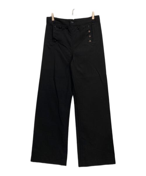 U'S NAVY（アメリカ海軍）U'S NAVY (アメリカ海軍) ウールセーラーパンツ ブラック サイズ:34Lの古着・服飾アイテム