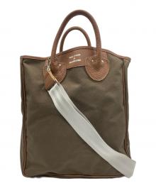 YOUNG & OLSEN The DRYGOODS STORE×OUTDOOR（ヤングアンドオルセン ザ ドライグッズストア×アウトドア）の古着「2WAYショルダーバッグ」｜オリーブ