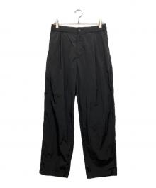 ATON×BEAUTY&YOUTH（エイトン×ビューティーアンドユース）の古着「別注 TAILORED EASY PANTS」｜ブラック