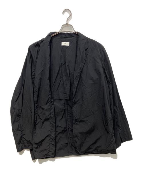 ATON（エイトン）ATON (エイトン) GARMENT DYED TAILORED JACKET　JKAGGM6970 ブラック サイズ:06の古着・服飾アイテム