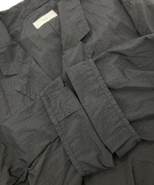 ATON（エイトン）ATON (エイトン) GARMENT DYED TAILORED JACKET　JKAGGM6970 ブラック サイズ:06の古着・服飾アイテム