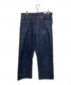 BLUE WORKブルーワーク）の古着「13.5オンスデニム 5ポケットワイドパンツ」｜インディゴ
