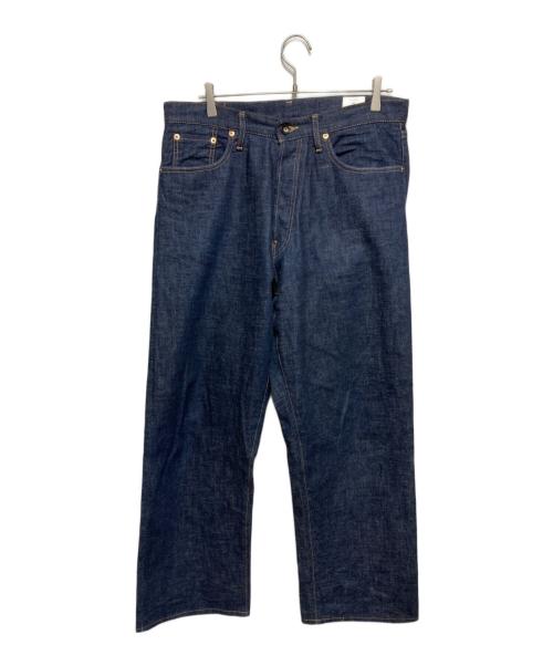 BLUE WORK（ブルーワーク）BLUE WORK (ブルーワーク) 13.5オンスデニム 5ポケットワイドパンツ インディゴ サイズ:32の古着・服飾アイテム