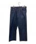 BLUE WORK（ブルーワーク）の古着「13.5オンスデニム 5ポケットワイドパンツ」｜インディゴ