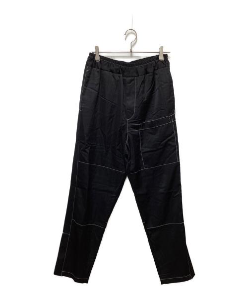 JIL SANDER（ジルサンダー）JIL SANDER (ジルサンダー) WrinkleTrouserパンツ ブラック サイズ:46の古着・服飾アイテム
