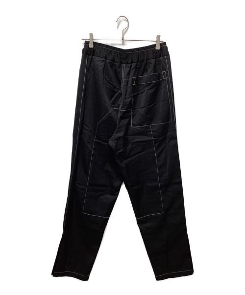 JIL SANDER（ジルサンダー）JIL SANDER (ジルサンダー) WrinkleTrouserパンツ ブラック サイズ:46の古着・服飾アイテム