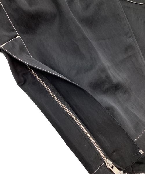 JIL SANDER（ジルサンダー）JIL SANDER (ジルサンダー) WrinkleTrouserパンツ ブラック サイズ:46の古着・服飾アイテム