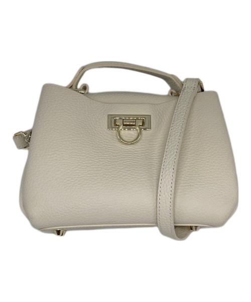 HAYNI.（ヘイニ）HAYNI. (ヘイニ) 2WAYショルダーバッグ ホワイトの古着・服飾アイテム