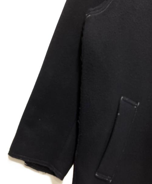 MAISON SPECIAL（メゾンスペシャル）MAISON SPECIAL (メゾンスペシャル) オーバーカットオフステッチセミダブルチェスターコート ネイビー サイズ:01の古着・服飾アイテム