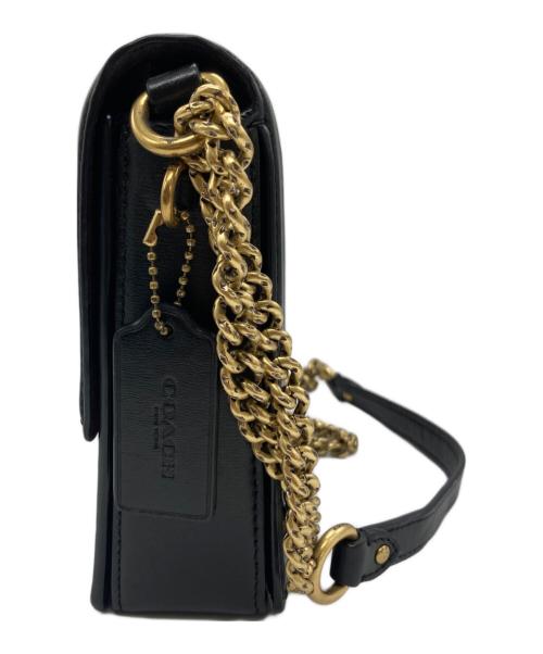 COACH（コーチ）COACH (コーチ) ハットン チェーンショルダーバッグ ブラックの古着・服飾アイテム