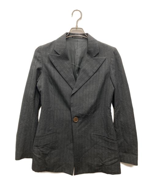 Y's（ワイズ）Y's (ワイズ) 1Bテーラードジャケット ダークグレー サイズ:Mの古着・服飾アイテム