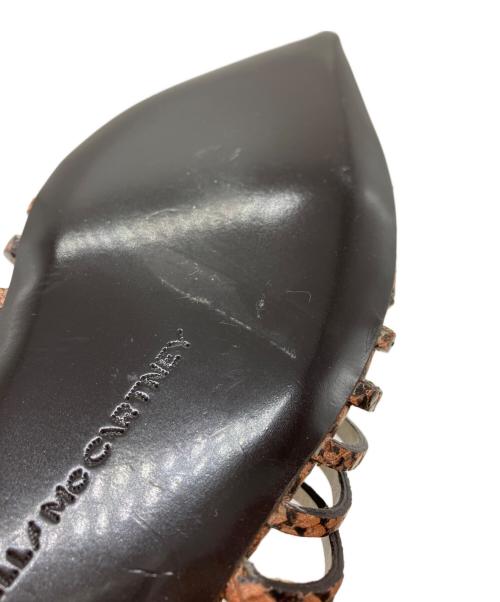STELLA McCARTNEY（ステラマッカートニー）STELLA McCARTNEY (ステラマッカートニー) アンクルベルトフラット ミュール ブラウン サイズ:37の古着・服飾アイテム
