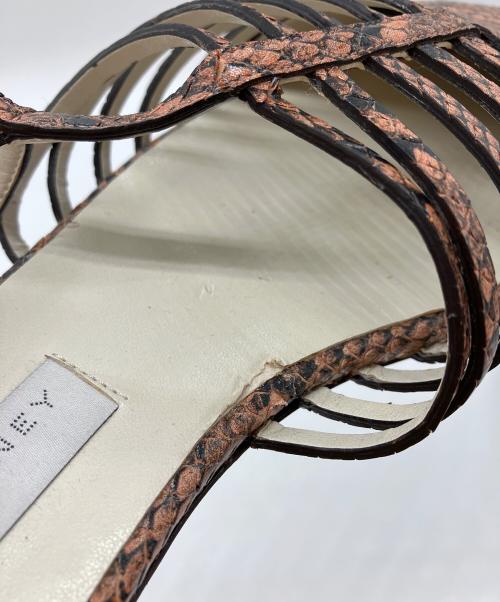STELLA McCARTNEY（ステラマッカートニー）STELLA McCARTNEY (ステラマッカートニー) アンクルベルトフラット ミュール ブラウン サイズ:37の古着・服飾アイテム