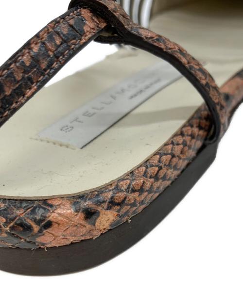 STELLA McCARTNEY（ステラマッカートニー）STELLA McCARTNEY (ステラマッカートニー) アンクルベルトフラット ミュール ブラウン サイズ:37の古着・服飾アイテム