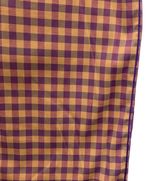 MAISON SPECIAL（メゾンスペシャル）MAISON SPECIAL (メゾンスペシャル) チェックキャミワンピース パープル サイズ:38の古着・服飾アイテム