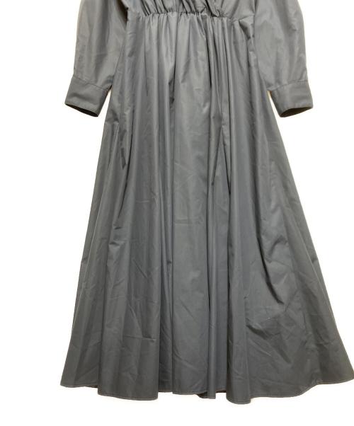 Mystrada（マイストラーダ）Mystrada (マイストラーダ) カシュクールシャツワンピース ネイビー サイズ:36の古着・服飾アイテム