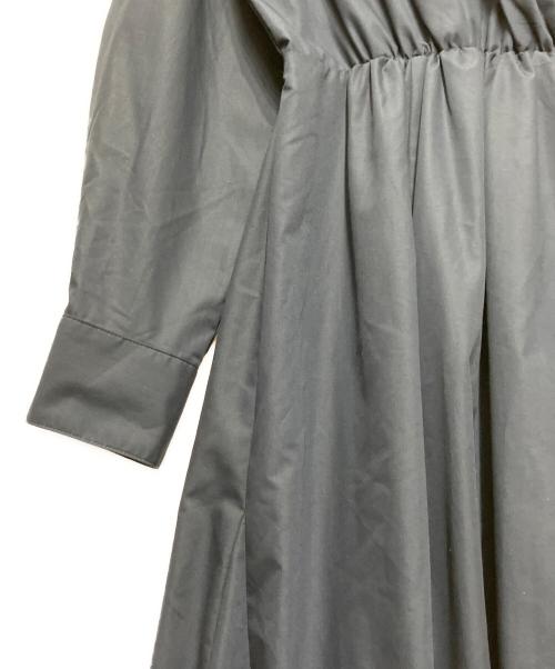 Mystrada（マイストラーダ）Mystrada (マイストラーダ) カシュクールシャツワンピース ネイビー サイズ:36の古着・服飾アイテム