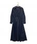 Mystrada（マイストラーダ）の古着「カシュクールシャツワンピース」｜ネイビー