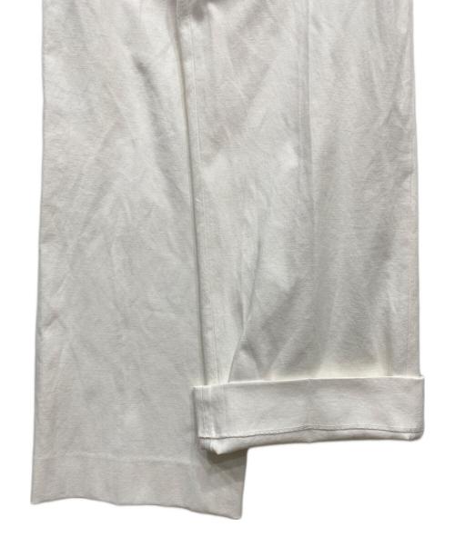 icB（アイシービー）icB (アイシービー) シェルタリングドライオックス ワイドパンツ ホワイト サイズ:2の古着・服飾アイテム