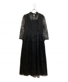 LeJa（レジャ）の古着「レースワンピース」｜ブラック