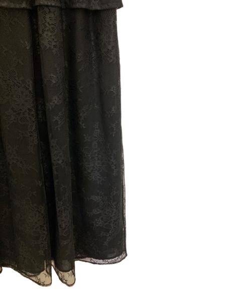 LeJa（レジャ）Leja (レジャ) レースワンピース ブラック サイズ:Ｍの古着・服飾アイテム