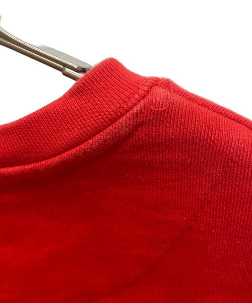 MARC JACOBS（マークジェイコブズ）MARC JACOBS (マークジェイコブズ) THE SWEATSHIRT　ザ スウェットシャツ　クルーネックスウェット レッド サイズ:Lの古着・服飾アイテム
