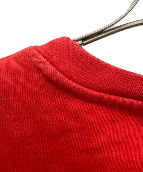MARC JACOBS（マークジェイコブズ）MARC JACOBS (マークジェイコブズ) THE SWEATSHIRT　ザ スウェットシャツ　クルーネックスウェット レッド サイズ:Lの古着・服飾アイテム