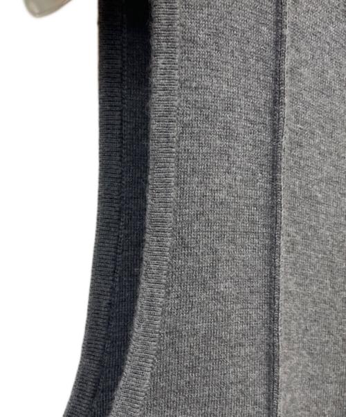 L'AUBE BLANC（ローブ ブラン）L'AUBE BLANC (ローブ ブラン) Constructive Knit Jumper Skirt グレー サイズ:Free 未使用品の古着・服飾アイテム
