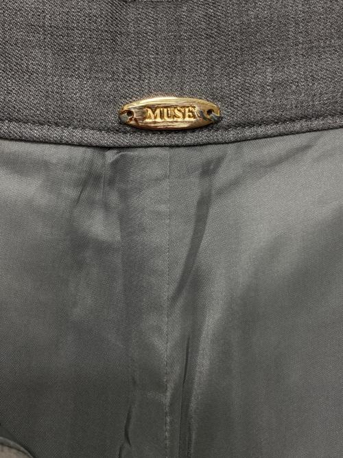 MUSE（ミューズ）MUSE (ミューズ) WOOL SERGE SAGGER パンツ グレー サイズ:36の古着・服飾アイテム