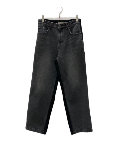 Matin Kim（マーティン・キム）Matin Kim (マーティン・キム) 切替デニムパンツ ブラック サイズ:SIZE Mの古着・服飾アイテム
