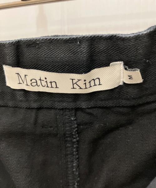Matin Kim（マーティン・キム）Matin Kim (マーティン・キム) 切替デニムパンツ ブラック サイズ:SIZE Mの古着・服飾アイテム