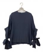 J.W.ANDERSONジェイダブリューアンダーソン）の古着「シルクブラウス」｜ネイビー