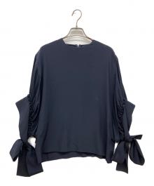 J.W.ANDERSON（ジェイダブリューアンダーソン）の古着「シルクブラウス」｜ネイビー