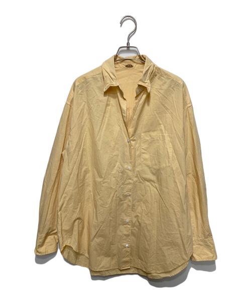 MUSE de Deuxieme Classe（ミューズ ドゥーズィエム クラス）MUSE de Deuxieme Classe (ミューズ ドゥーズィエム クラス) COTTON WASH シャツ オレンジ サイズ:Fの古着・服飾アイテム