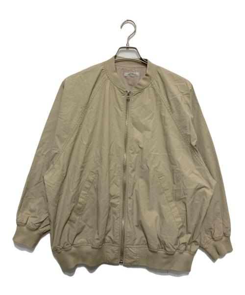 JOURNAL STANDARD relume（ジャーナルスタンダード レリューム）JOURNAL STANDARD relume (ジャーナルスタンダード レリューム) ウォッシャブルナイロンタッサーMA-1 ベージュ サイズ:FREEの古着・服飾アイテム