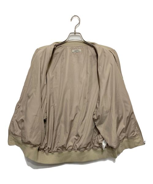 JOURNAL STANDARD relume（ジャーナルスタンダード レリューム）JOURNAL STANDARD relume (ジャーナルスタンダード レリューム) ウォッシャブルナイロンタッサーMA-1 ベージュ サイズ:FREEの古着・服飾アイテム