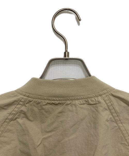 JOURNAL STANDARD relume（ジャーナルスタンダード レリューム）JOURNAL STANDARD relume (ジャーナルスタンダード レリューム) ウォッシャブルナイロンタッサーMA-1 ベージュ サイズ:FREEの古着・服飾アイテム