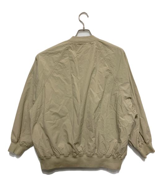 JOURNAL STANDARD relume（ジャーナルスタンダード レリューム）JOURNAL STANDARD relume (ジャーナルスタンダード レリューム) ウォッシャブルナイロンタッサーMA-1 ベージュ サイズ:FREEの古着・服飾アイテム