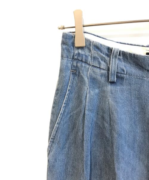 SLOBE IENA（スローブ イエナ）SLOBE IENA (スローブ イエナ) LEDENIM TUCK TROUSERデニム 25030912753030 インディゴ サイズ:36の古着・服飾アイテム