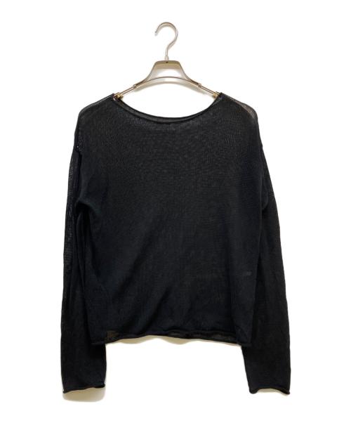 Plage（プラージュ）Plage (プラージュ) Li/Ny simple プルオーバー ブラック サイズ:Freeの古着・服飾アイテム