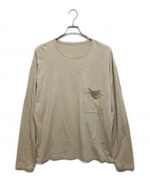 LEMAIRE（ルメール）の古着「コットンリネンジャージーTシャツ」｜ベージュ
