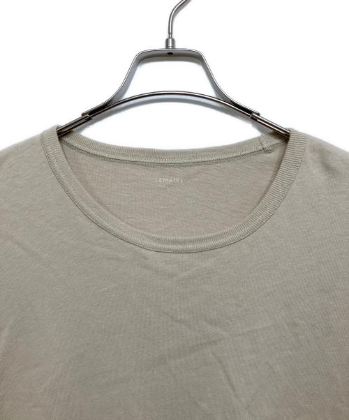 LEMAIRE（ルメール）LEMAIRE (ルメール) コットンリネンジャージーTシャツ ベージュ サイズ:Ｌの古着・服飾アイテム