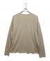 LEMAIRE (ルメール) コットンリネンジャージーTシャツ ベージュ サイズ:Ｌ：15000円