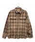 CARUSO（カルーゾ）の古着「別注チェックシャツ」｜ブラウン