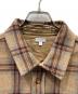 CARUSO (カルーゾ) L'ECHOPPE (レショップ) 別注チェックシャツ ブラウン サイズ:L：18000円