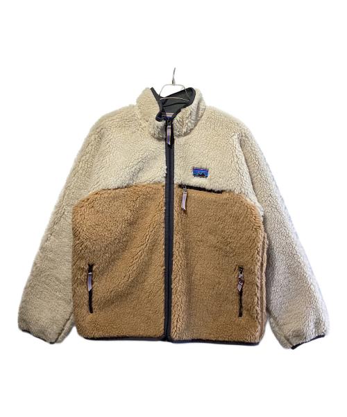 Patagonia（パタゴニア）Patagonia (パタゴニア) ナチュラル・ブレンド・レトロ・カーディガン アイボリー×ブラウン サイズ:SIZE Lの古着・服飾アイテム